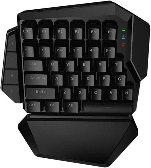 KUANDARMX Inalámbrico Teclado Gaming para Una Sola