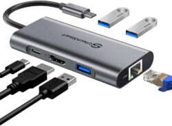 Hub USB C 6 en 1 Adaptador USB C a HDMI