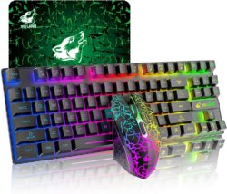 87 llaves Combo de teclado inalámbrico y ratón