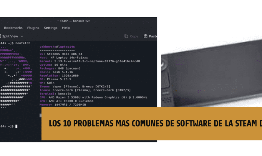 los 10 problemas mas comunes de software de la steam deck