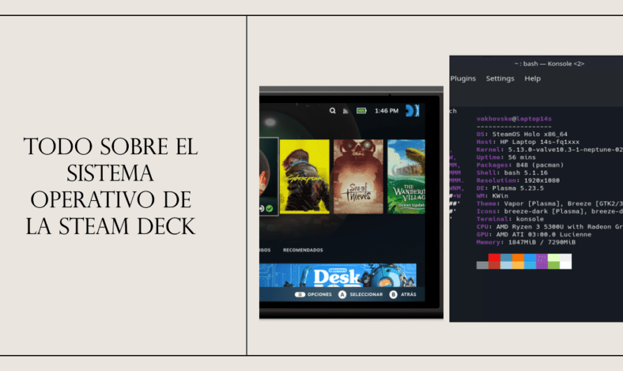 Todo sobre el sistema operativo de la steam deck