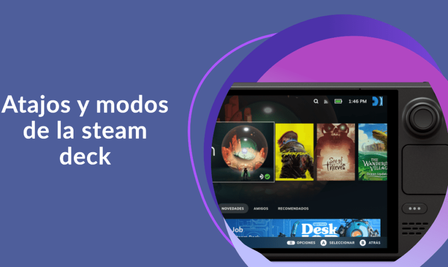 Atajos y modos de la steam deck