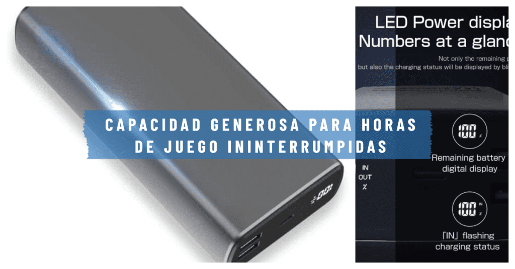 SLuB Power Bank 30000mAh Cargador portátil 65W PD USB C Puerto de Carga rápida