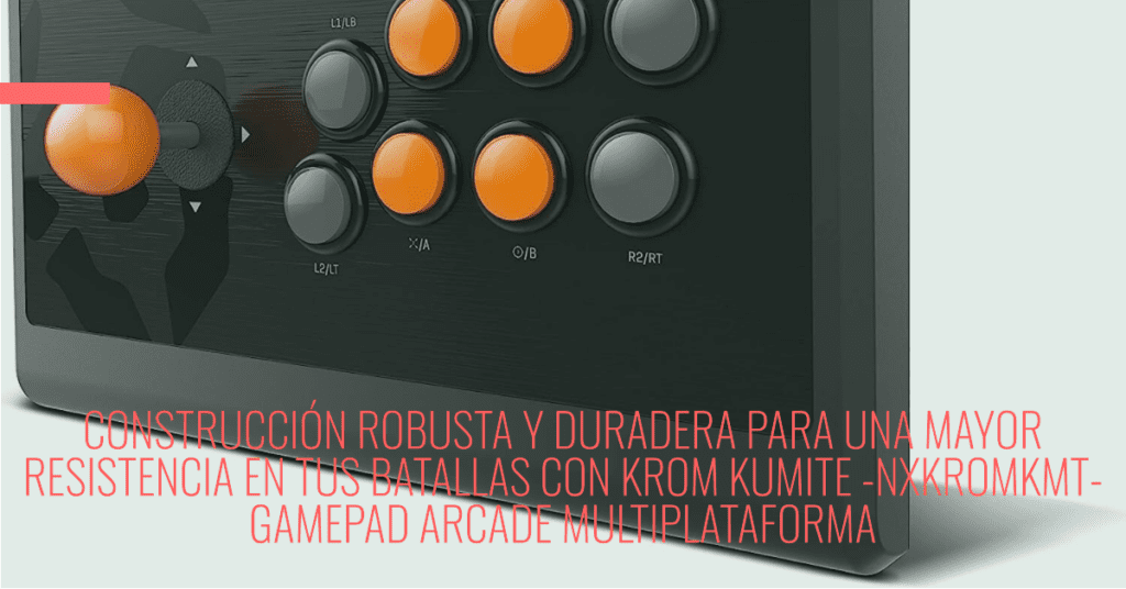 KROM Kumite -NXKROMKMT- Gamepad Arcade Multiplataforma