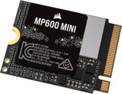 Corsair MP600 Mini 1TB M.2 NVMe PCIe x4 Gen4 2 SSD - M.2 2230 - hasta 4.800MB/seg Lectura Secuencial - NAND 3D TLC de Alta Densidad - Ideal para Steam Deck y Microsoft Surface - Negro